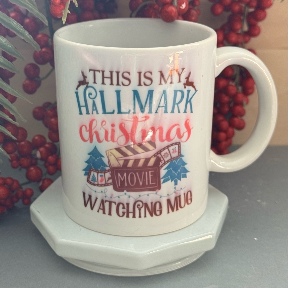 Hallmark Christmas Movie Watching Mug